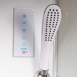 Душевая кабина Deto L 902 L с гм. и эл. 180х80х215 см